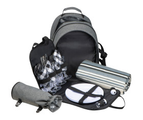 Picnic backpack for 4 Persons including also a picnic blanket