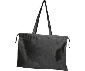 Organic cotton bag with fastener