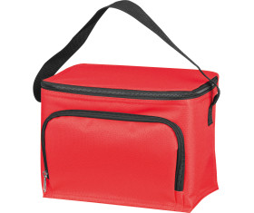 210D polyester cooler bag with front compartment