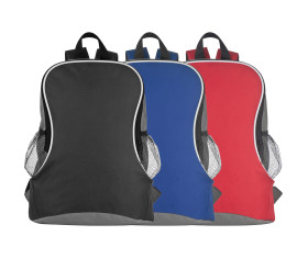 Backpack with side compartments