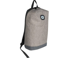 Backpack with integrated LED light