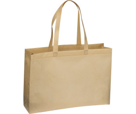 Non woven bag with bottom gusset