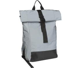 Reflective courier rucksack